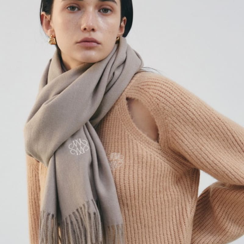 NICK&NICOLE NICOLE PREMIUM MUFFLER_INDI BEIGE