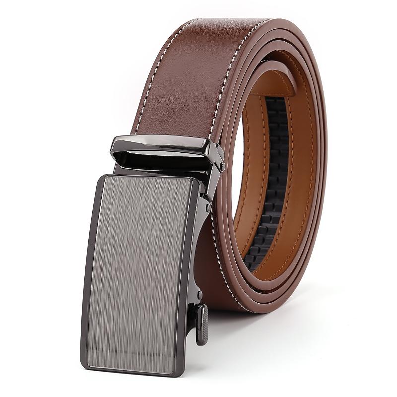 PULO Automatický opasek s přezkou Pánský opasek Ležérní Businessový Špičkový Pánský opasek