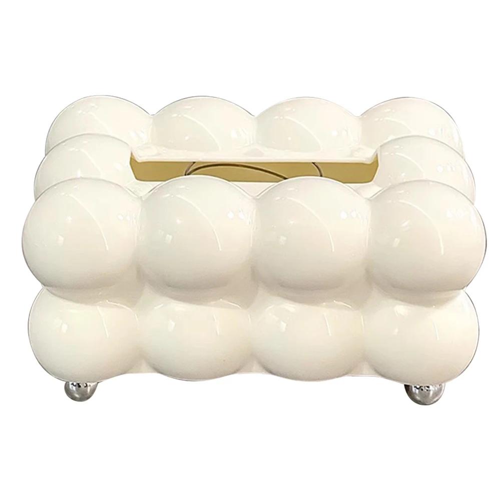 Bubble Tissue Holder Minimalist Paper Storage Box Creative Cotton Candy Tissue Cover Home Decoration