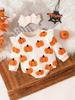 Halloween-Kürbis-Strampler für Kinder - Aprikot