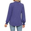 Chic Puff Long Sleeves Versatile Comfortable Ladies Elegant Fashion Loose Pullover Tee Shirt Streetwear Club Blouse