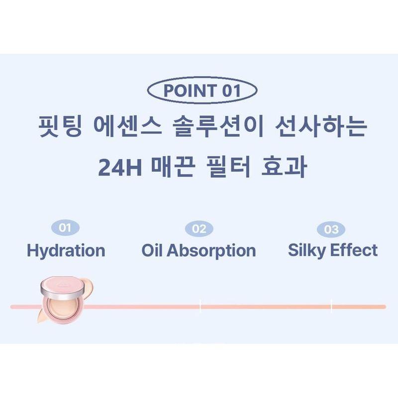 3CE - Fitting Wear Mesh Cushion / Refill - 3 Shades
