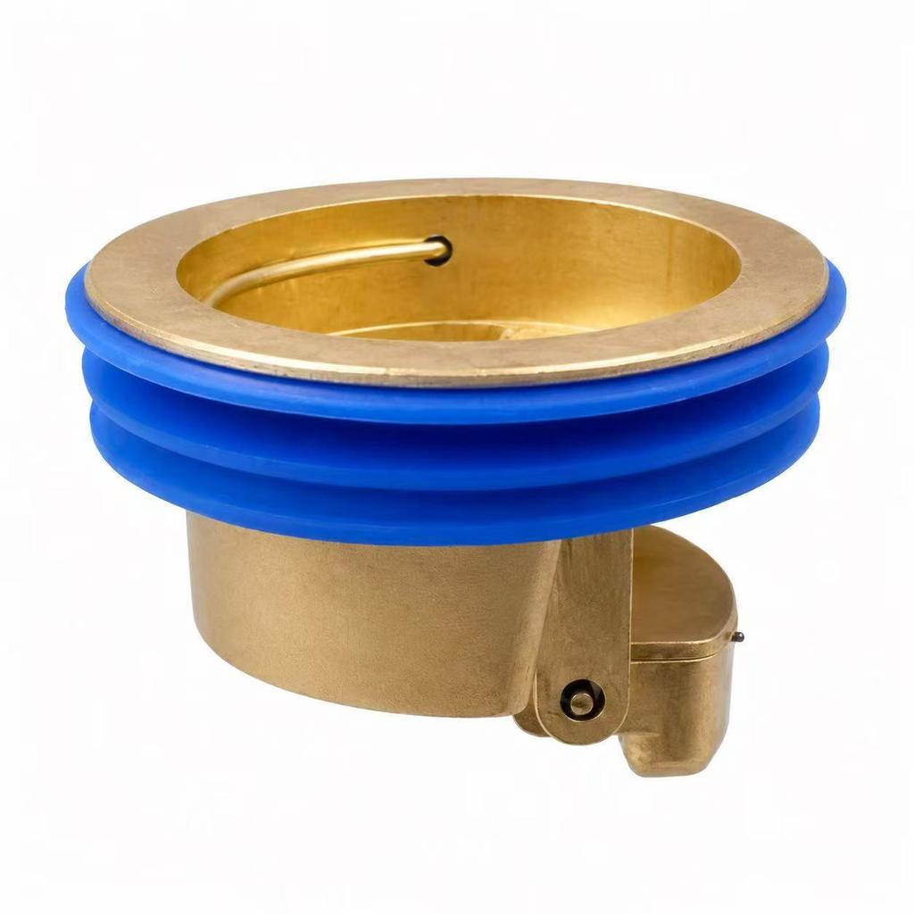 Universal All-Copper Deodorizing Floor Drain Core - Odor & Insect Resistant for Shower & Toilet Sewer Systems