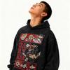 Niche Trend Cartoon Digital Direct Injection Printing Hoodie 430G Heavy Cotton Washed Sweater Men And Women Tide