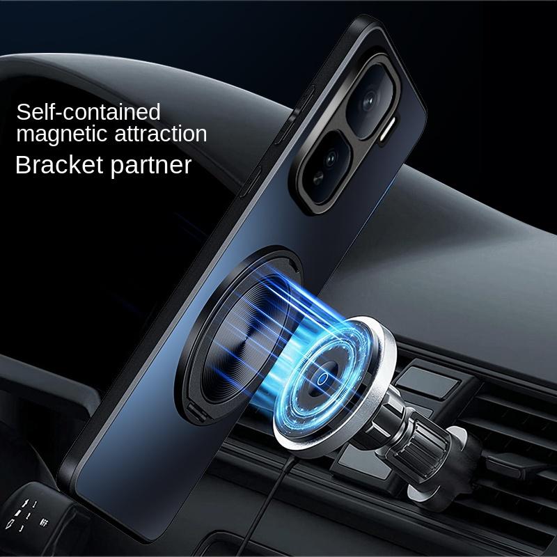 For VIVO IQOO Neo 10 Pro Plus Case Hard Matte With Ring Magnetic Protective Back Cover Case For IQOO Neo 10 10 Pro+ Phone Shell