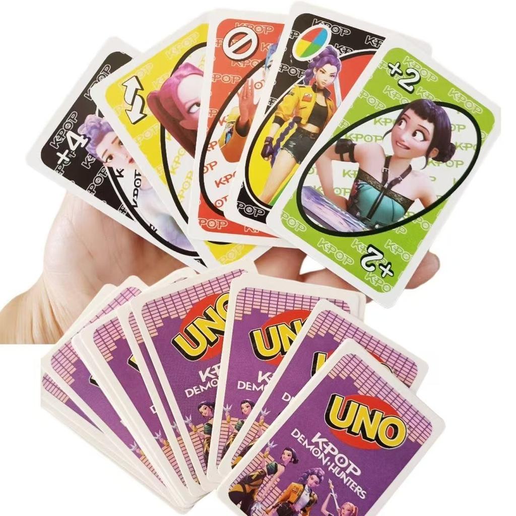 UNO Kpop Demon Hunters Card Game for Kids, Adults & Family with Deck Inspired by The Movie
