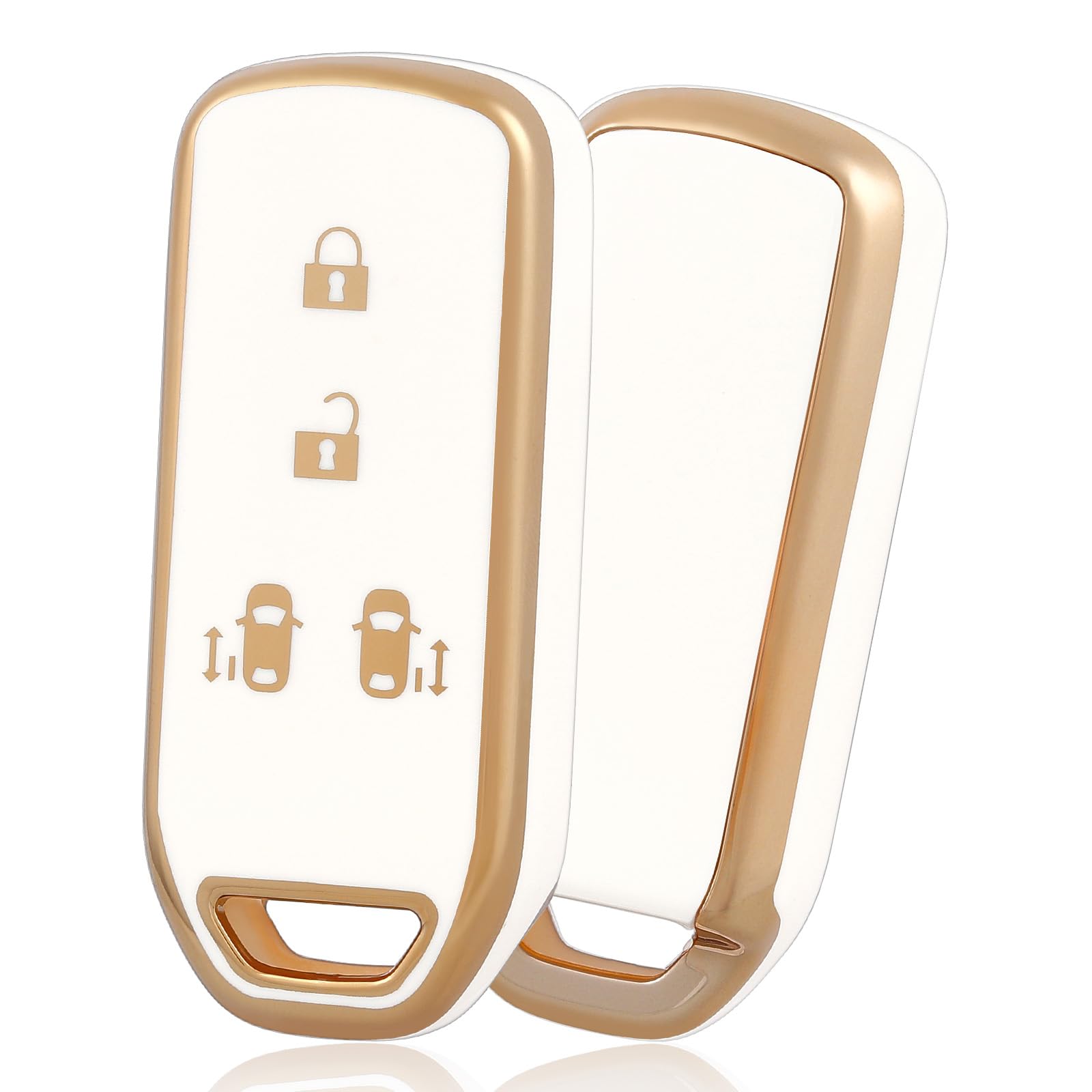 

В ПУТЬ Чехол для ключей, ТПУ Чехол для ключа автомобиля, Корпус ключа, Совместим с Новым золотой