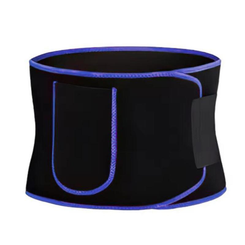 Sweat Fitness Belt With Pockets For Women's Sports Running Fat Burning Slimming Plastic Waist Body Shaping Protective Belt
