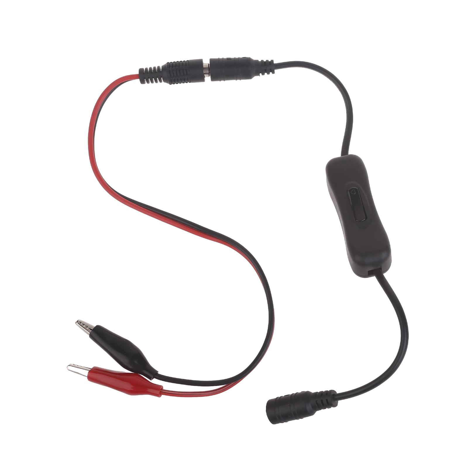 

Универсальный кабель 5,5x2,1 мм с разъемом «мама-папа» с переключателем, подходит для светодиодных фонарей, камер, вентиляторов, обогревателей. A