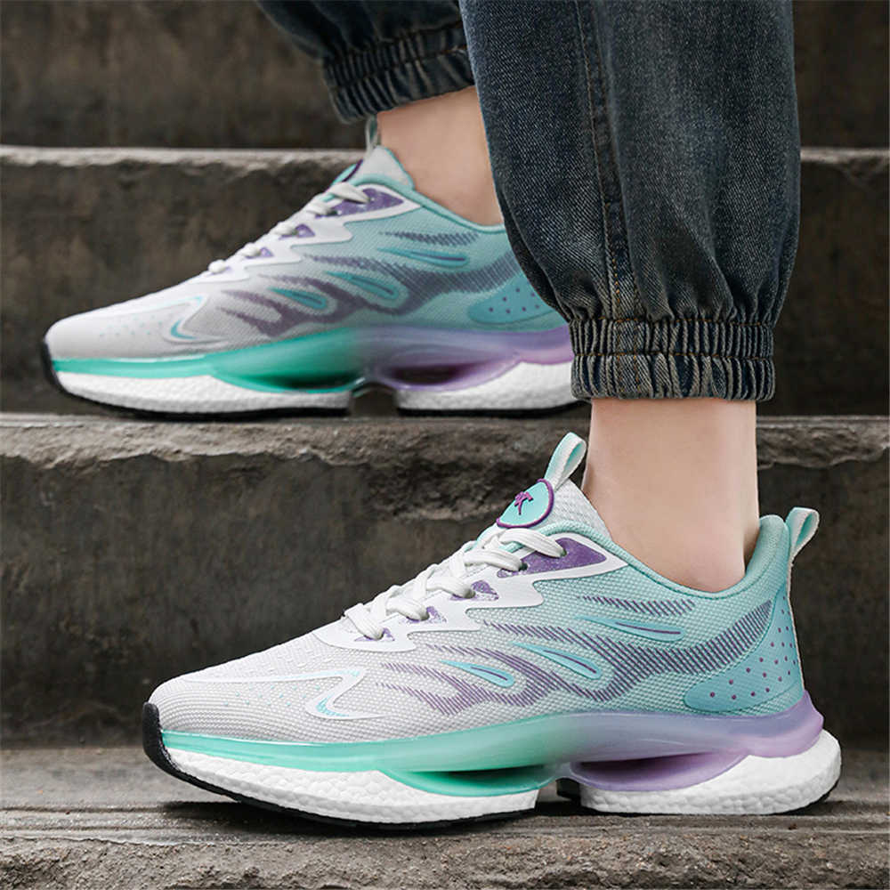 Fashion Thick Bottom Sky Blue Green Party Shoes Heels Elegant Formal Dresses For Men Tenes Mascolino Sneakers Sports Hit