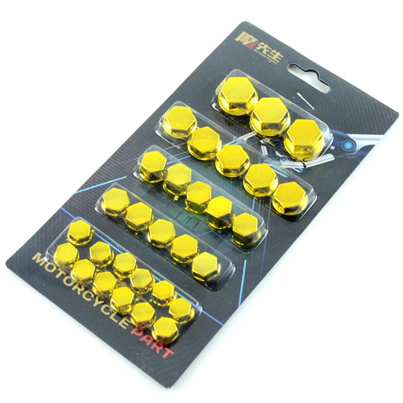 

30 шт. мотоциклетные модифицированные детали головка винта крышка декоративная крышка винта детали