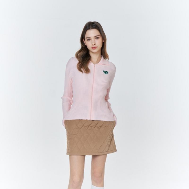 Goxo Quilted Mini Skirt Warm Fit Heart Attack