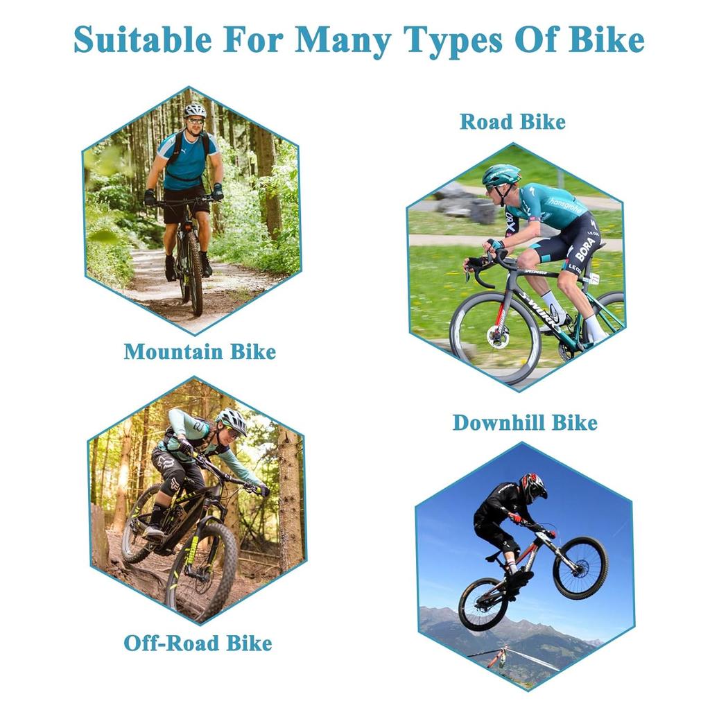 ENLEE Bike Frame Protection Tape, Non-Yellowing Transparent Bike Frame Protection Kit, Clear Honeycomb PVC Anti-Scratch Protector For MTB/Road/Gravel