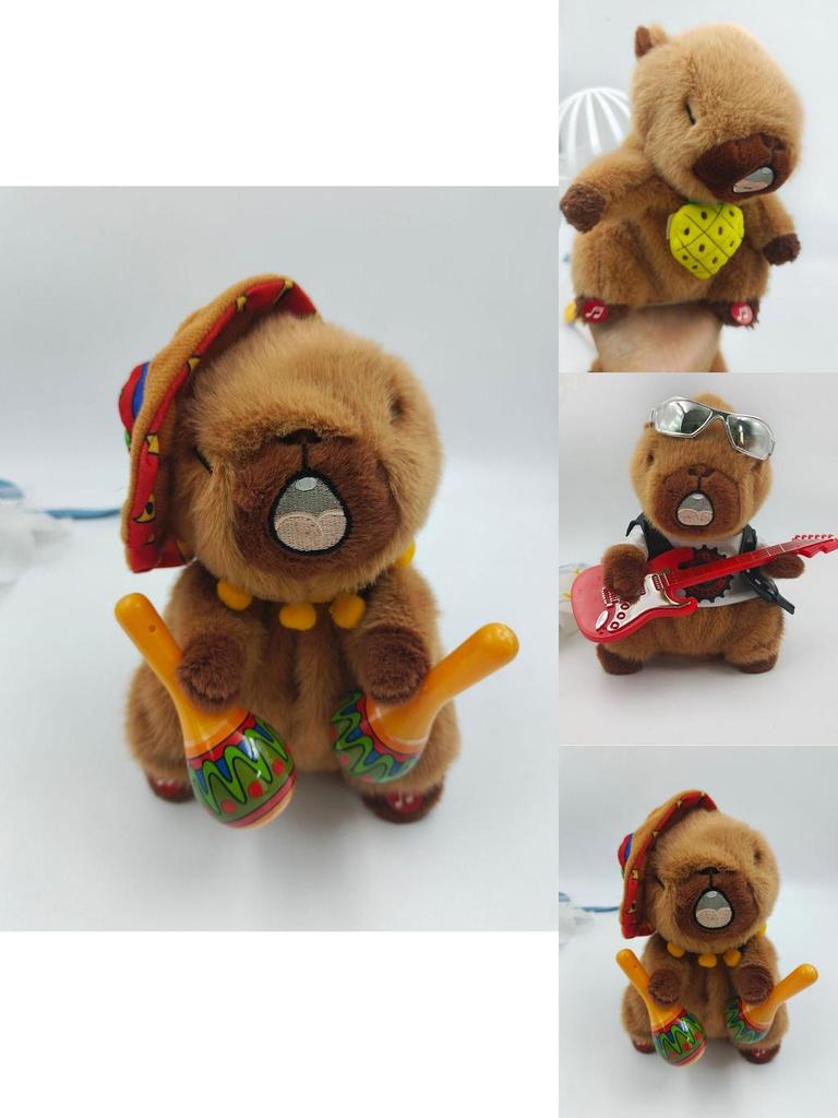 Capybara Interaktives Plüschtier mit Musik und Sprache für Kinder Geschenk