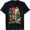 Camiseta con Foto de Grupo Apilada de Personajes de Looney Tunes