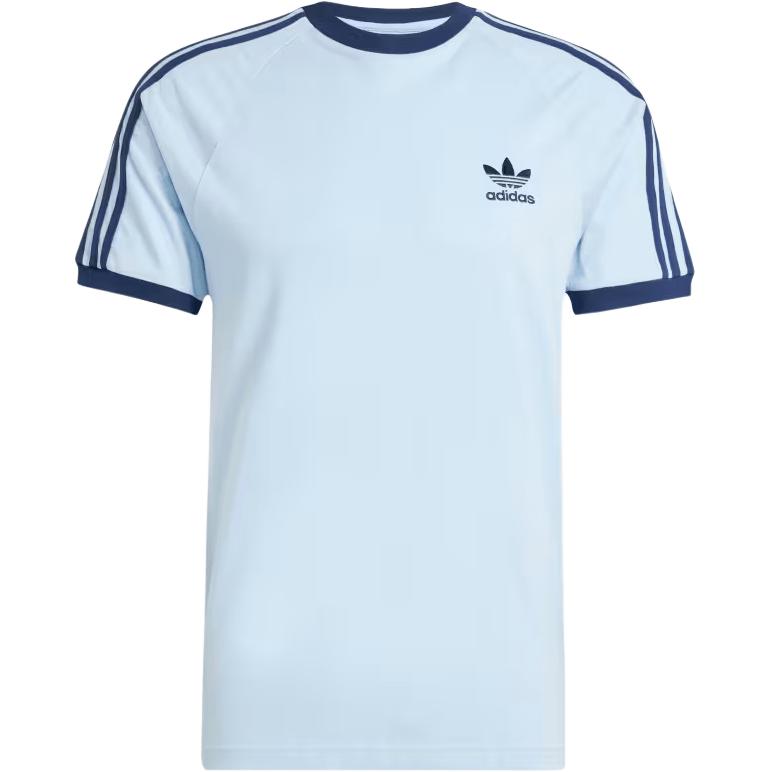 adidas Originals Adicolor Classics 3 Stripes T Shirt Clear Sky JN7018 XL