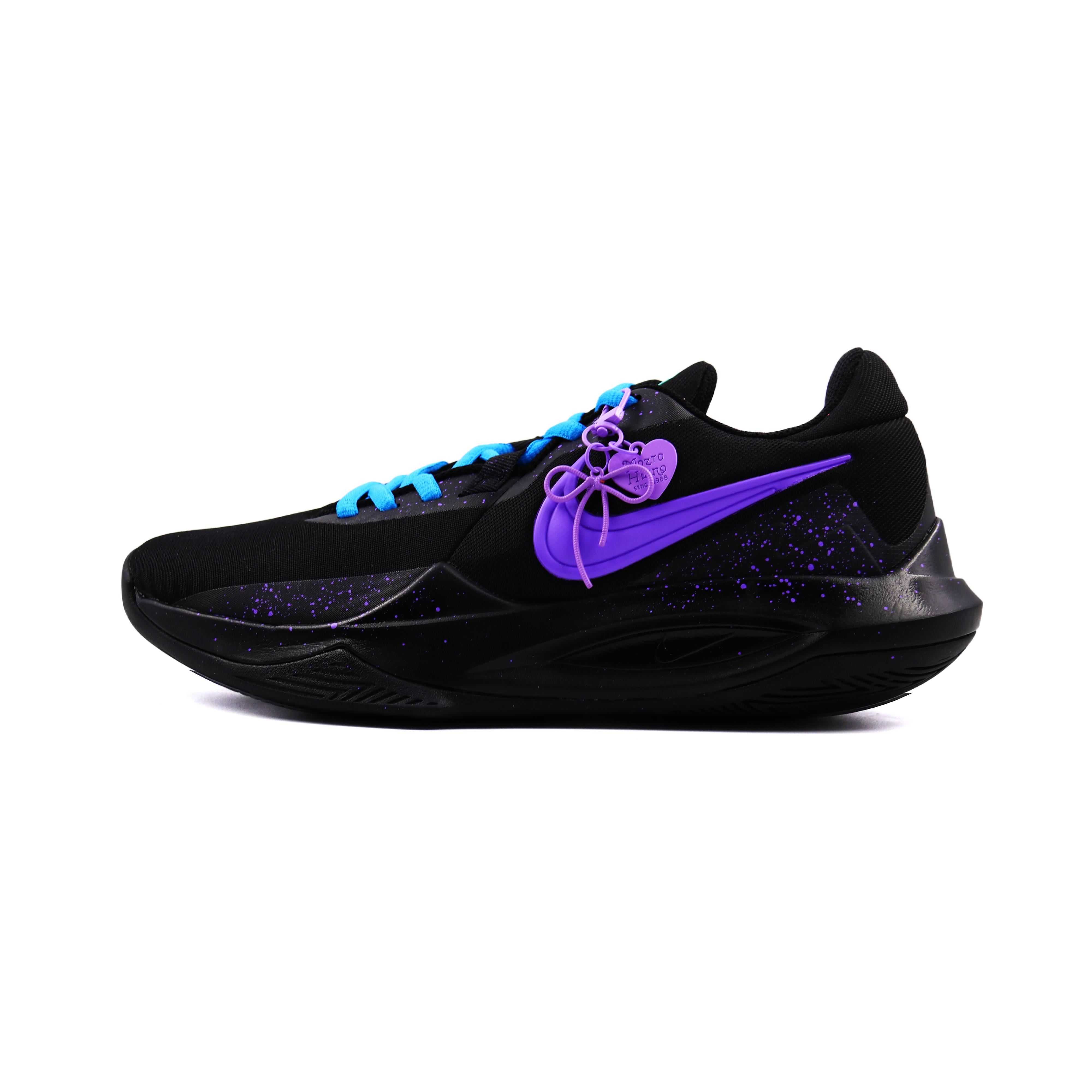 

Nike Precision 6 Purple Night Star Fabric Low top Basketball Shoes Men s Black Purple IO7605-040(Team620-) 44.5