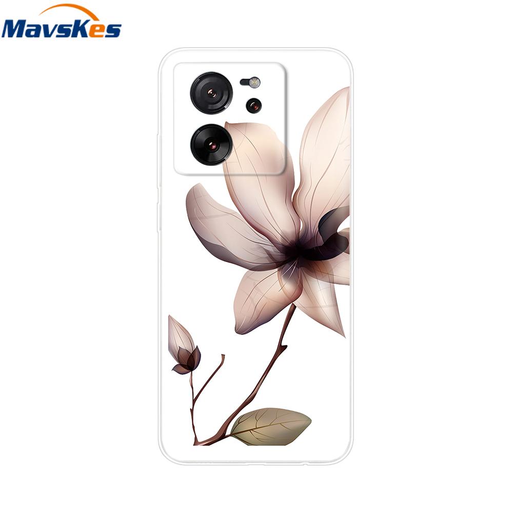Clear Silicone Case For Xiaomi 13T Pro Back Cover For Xiaomi 13T Case Soft TPU Bumper Protective Phone Cases Mi13T Fundas Coque