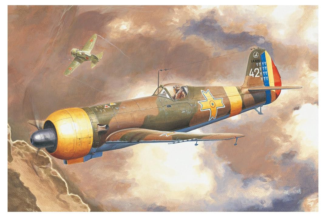 

Hobby Boss 1/48 Aircraft Series Romanian Air Force IAR-80 Plastic Model 81757
