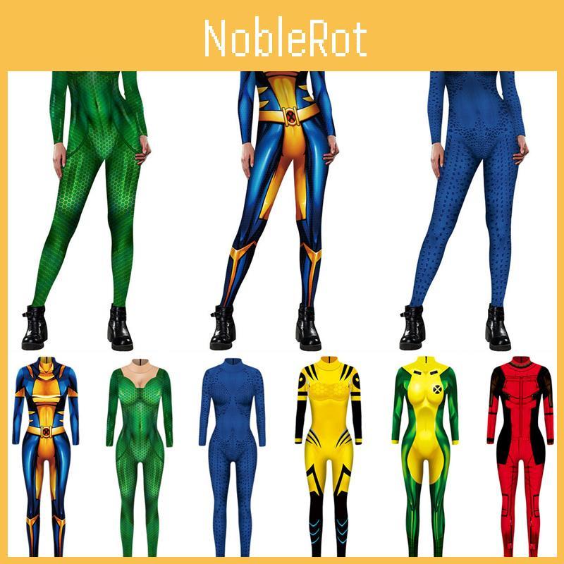 Exquisite X-men Mystique Women Catsuit Jumpsuit 3d Printed Cosplay Costume