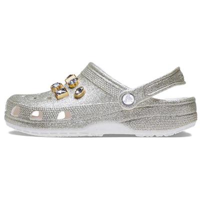 EVA Trendy Comfortable & Stylish Hole Shoes Women's Silver