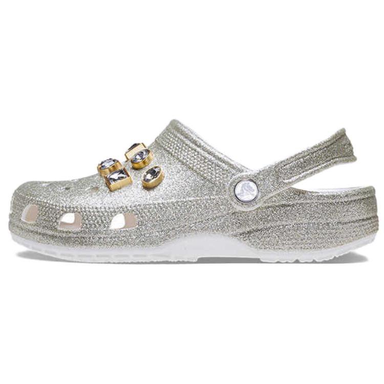 Crocs Eva Trendy Comfortable Fashion Clogs Women Footwear Silver 211392-040