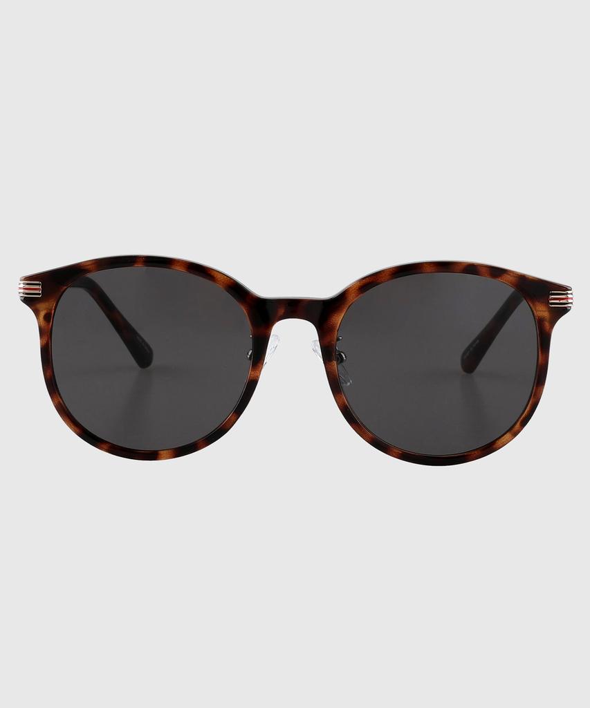 Tuditeo Yok Daily Round Uv Protection Nylon Lens Sunglasses C2 Leopard