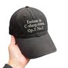 Fashion Hat Korean Numeral Alphabet Embroidered Hat Men's and Women's Thin Baseball Cap Peaked Cap Sunscreen Sun Hat