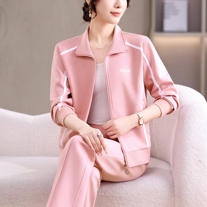 Women's Sporty Two-Piece Set: Age-Reducing Hoodie & Pants, Comfortable, Breathable, Perfect for Walking, Home, Running, Leisure.