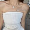 Retro Round Resin Necklace: Versatile, Fashionable High-End Clavicle Chain for Women