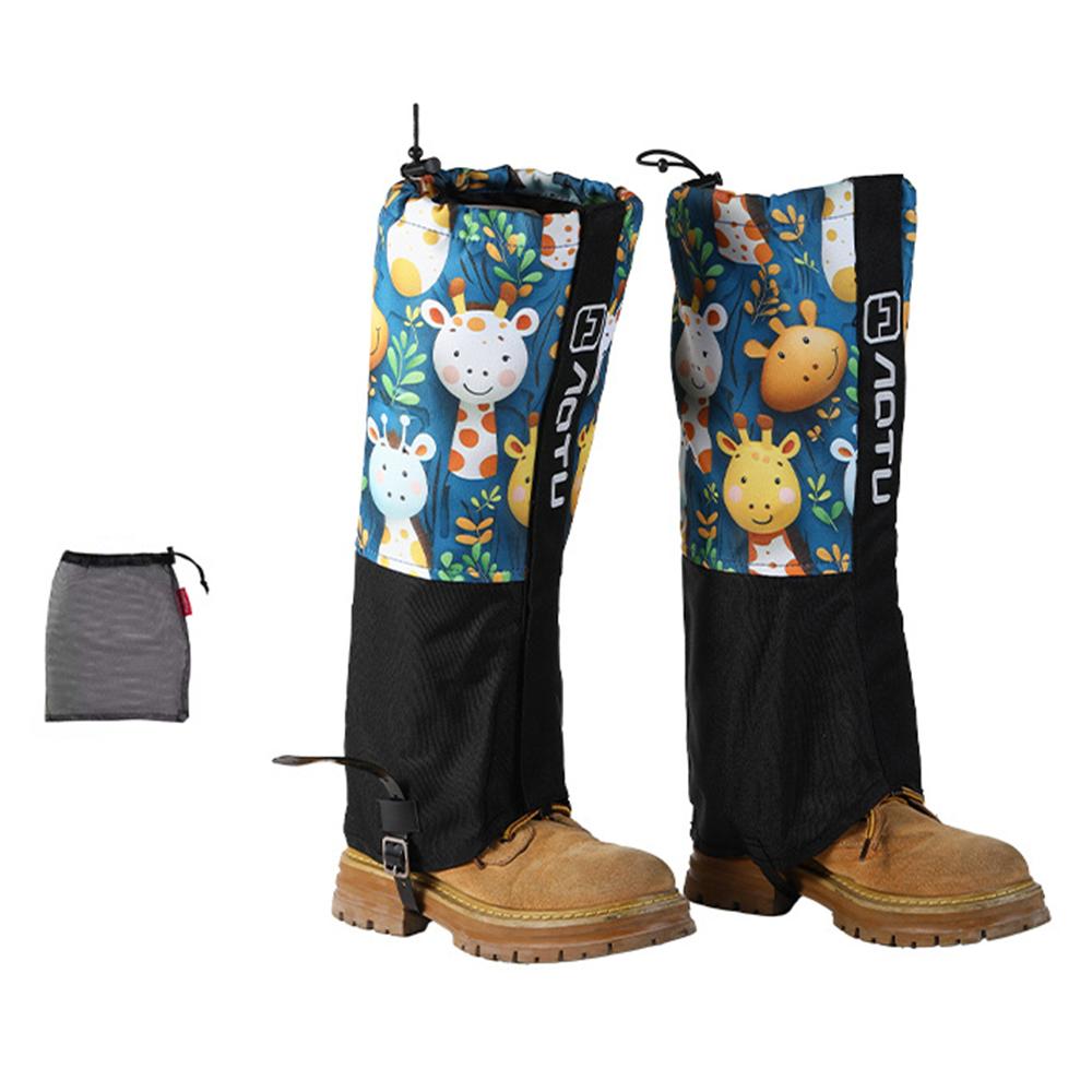 

AOTU AT8009 For Children Outdoor Hiking Gaiters Cartoon Animal Pattern Anti Sand Snow Boot Covers