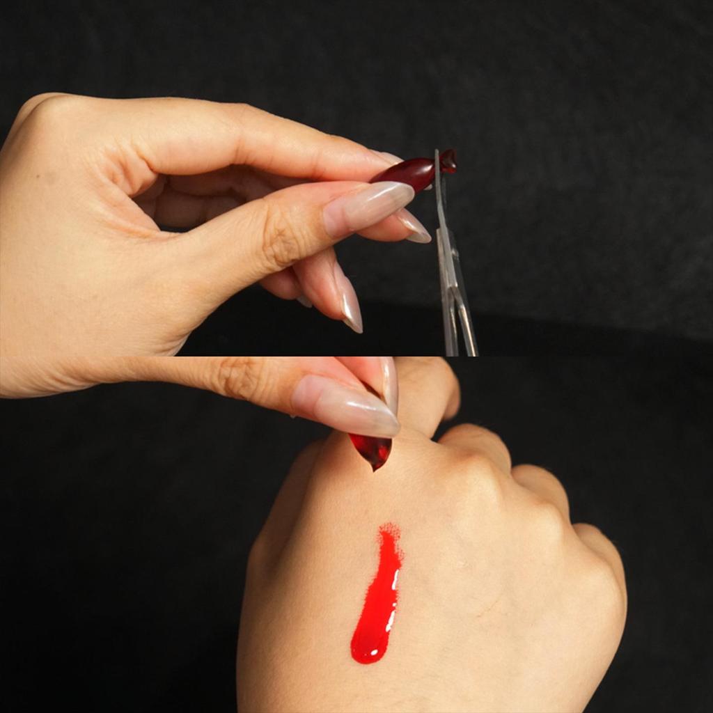 Spit Blood Capsules: Fake Plasma Bags for Halloween Vampire Costumes and Pranks