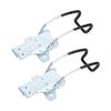 2Pcs Stainless Steel Latch Fasten Buckle Lock Casting Hinge Curved Industrial Vacuum Cleaner