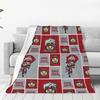 Ohio State University Blanket Soft and Warm Flannel Blanket Multifunctional Four Seasons Blanket Gift Blanket