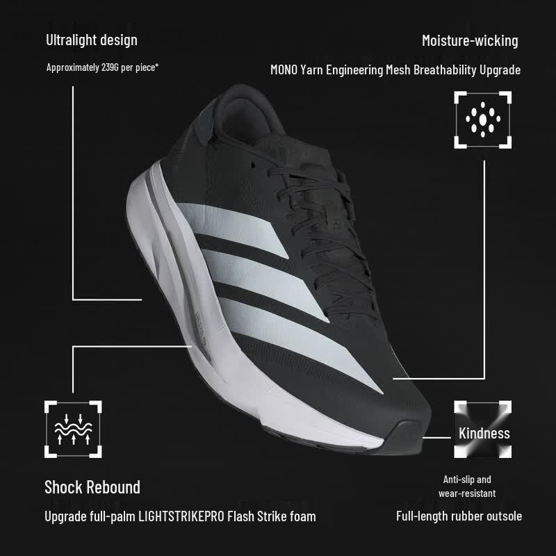 Adidas ADIZERO SL2 Men's Ultra-Light Cushioning Running Shoes