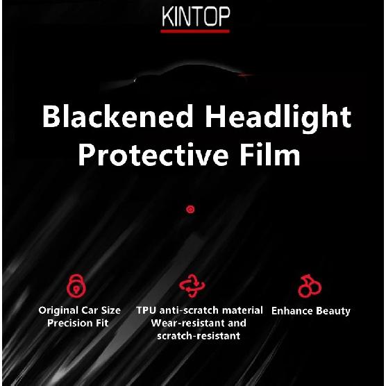 For MERCEDES CLASSE V 16-21 W447 TPU Blackened,Transparent Headlight Protective Film, Headlight Protection, Film Modification