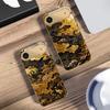 Golden surging waves For IPhone 17Pro Max 16 17 Pro 15 Pro 14 13 Plus 12 Mini 11Pro Max XR 16E 17 Air Golden glass phone case
