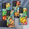 Cartoon Hot Pokemon Glass Case for Samsung Galaxy S26 S25 Ultra S24+ S25+ S23+ S24 S21 S23 Plus S20 FE S22 Luxury Phone Cover