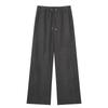 Womens Casual Hooded Jacket Wide-Leg Pants Set - Solid Color Lightweight Blend Fabric Office-Ready Outfit
