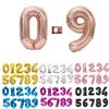 16 32 40 Inch Silver Gold Foil Number Balloons Digital Globos Birthday Wedding Party Decorations Ballons Baby Shower Supplies 5