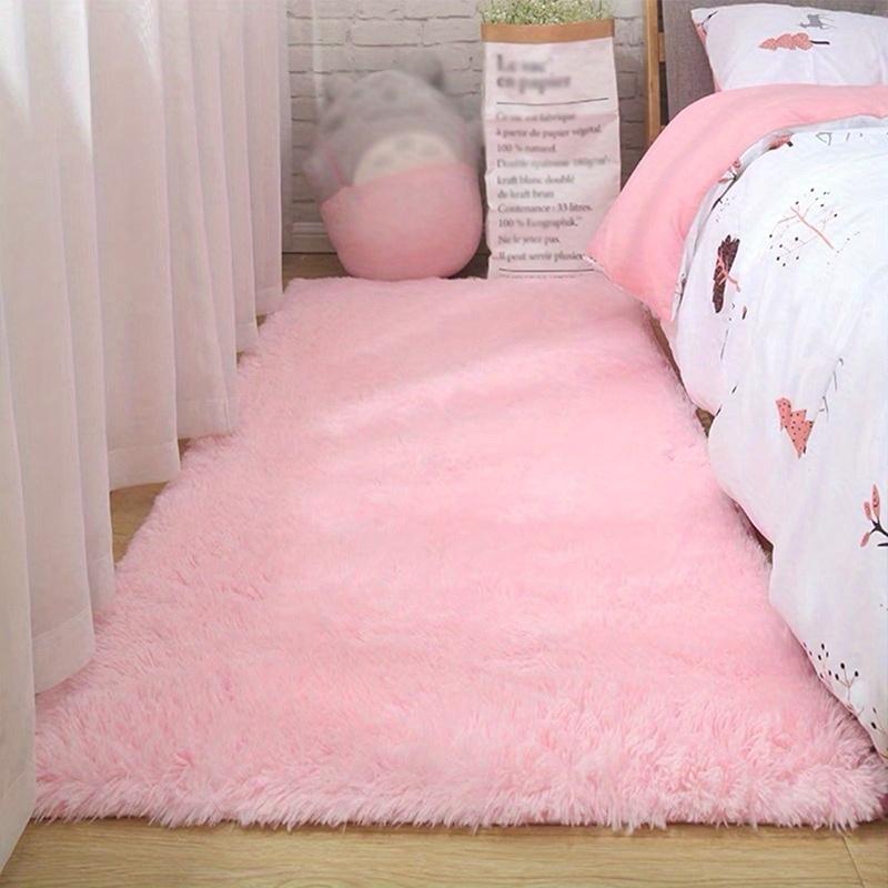 Luxury Black Large Area Plush Rug for Living Room Bedroom Fluffy Carpet,Shaggy Soft Bedside Rug Small Bathroom Floor Mat