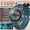 New Military 1100mAh Big Battery Outdoor Smart Watch Men GPS Path Compass 10ATM Waterproof Call AMOLED HD Sport Smartwatch