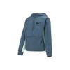 Nike Color Block Logo Print Half Zip Pullover Hoodie Jacket Kids Jackets Blue DM8178-058