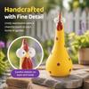 Long Neck Garden Statues Resin Animal Figurines Creative Garden Sculptures  Indoor Outdoor