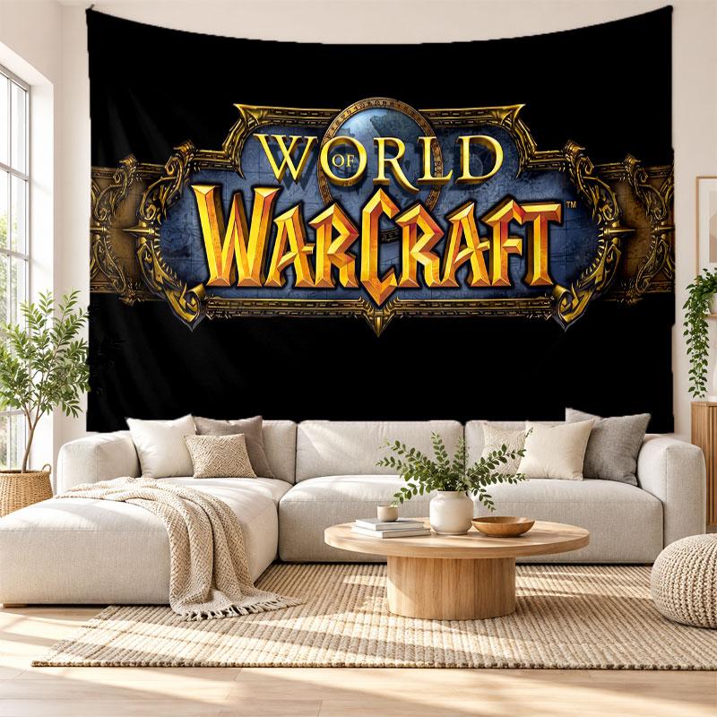 World of Warcraft Wall Tapestry Home Decor Hanging Cloth Art Background Tapestry for Bedroom