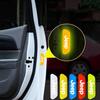 4Pcs Car Door Sticker Safety Warning Reflective Mark For Jeep Grand Cherokee Wrangler JK Gladiator Compass Renegade Patriot