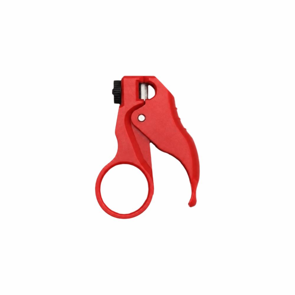 Spring Assisted Mini Wire Stripper One-Handed Cable Stripper for Cat5e-Cat8 Network Cable