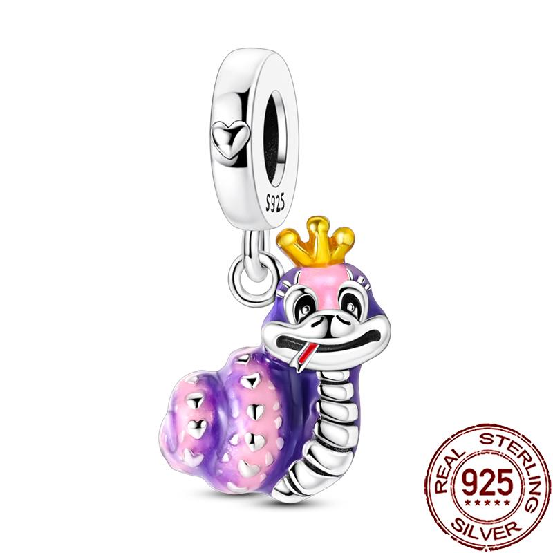 New Charms Copper Cute Animal Pets Charm Beads Fit Snake Chain Bracelet Necklace Women Diy Jewelry