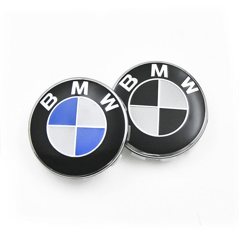 4PCS BMW Wheel Center Caps 68mm 56mm Blue white hubcap for BMW E46 E90 E30 F10 F30 X5 X3 E39 F25 E60 E91 E87 M Car Accessories 1 OK1