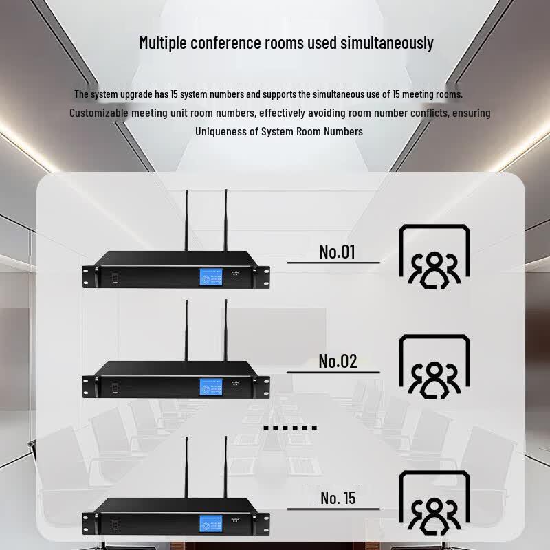 HuiDu GLE-600E Wireless Gooseneck Conference Microphone System (CN Version)